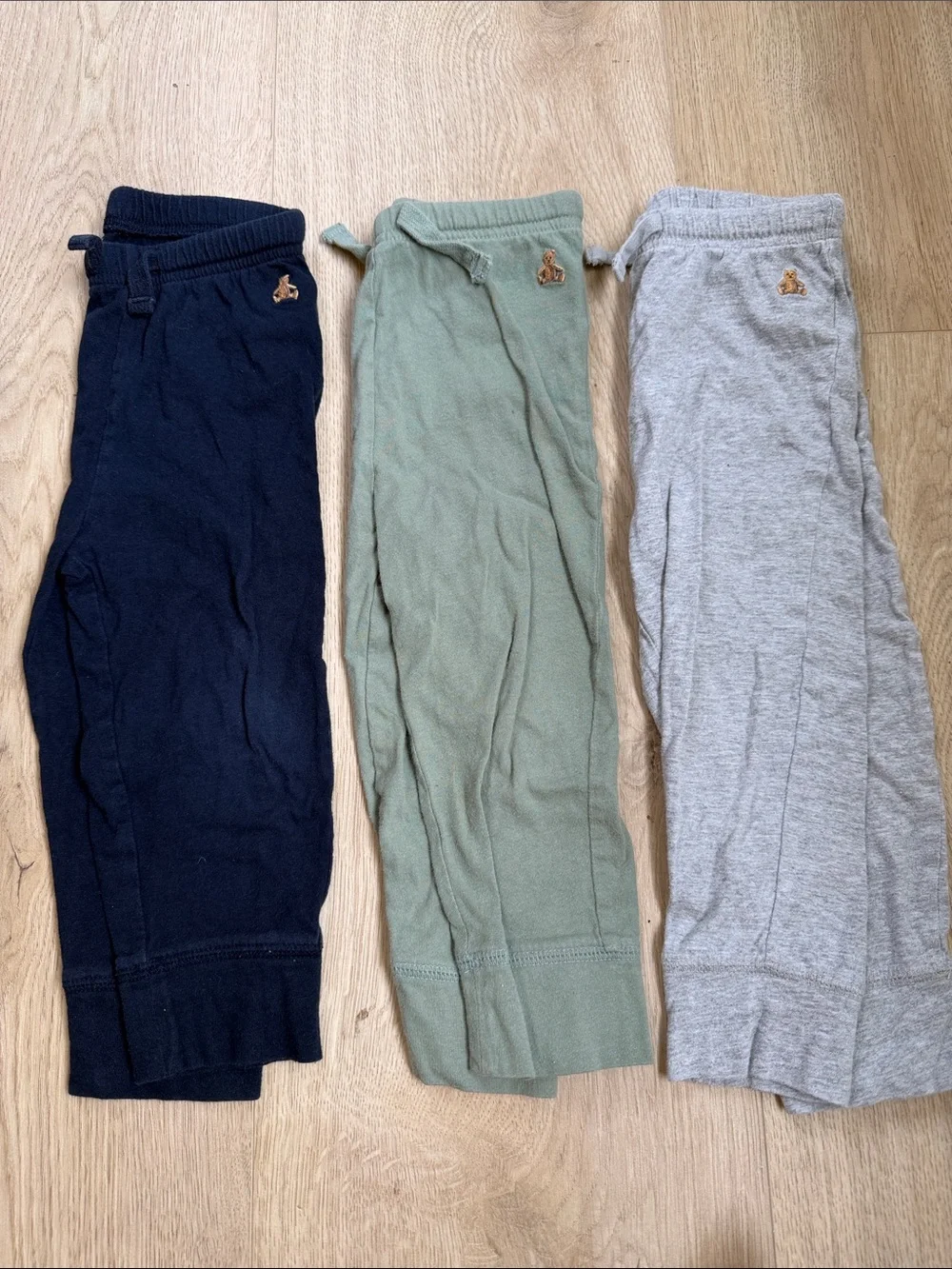 Baby Gap Jogger Pants - Navy, Sage, Gray (Set of 3) 2T